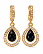 Huggie Earrings - Black