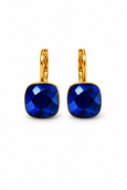 Square Drop Earrings - Royal Blue