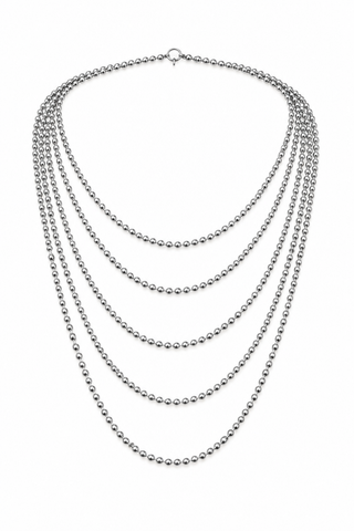 Five Layer Chain- Silver