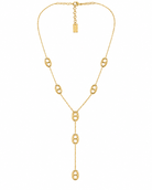 Dainty H Necklace -Gold