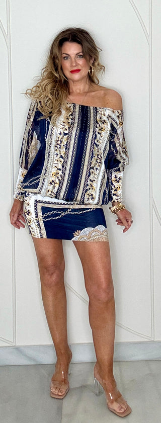 Patty Dress - Navy