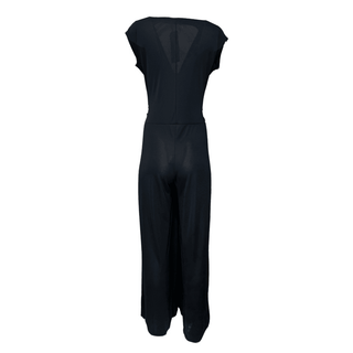 Delliah Jersey palazzo jumpsuit - Black