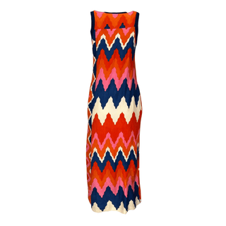 Priscia Cotton Jersey Dress - Multi