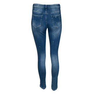 Melanie Distressed Jean - Blue