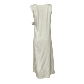 Sharlotte Linen Mix Dress - Beige