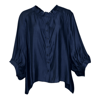 Pappi Blouse - Navy