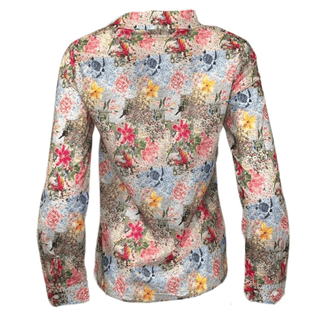 Pina Print Cotton Shirt - Pink Multi