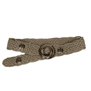 Plait Belt - Cream