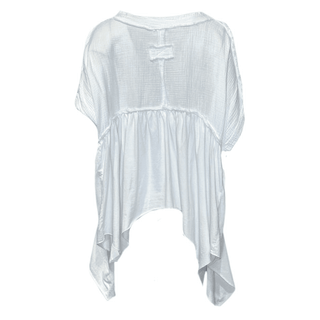 Nonny Loose Cotton Top - White