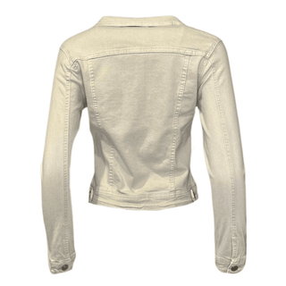 Sabrina Denim Jacket - Cream Beige
