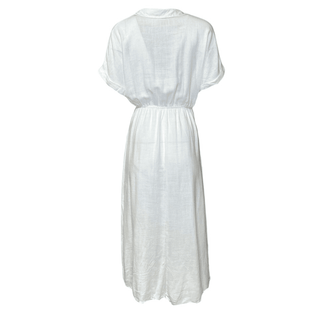 Shapiro Linen Mix Dress - White