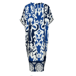 Mareisha Loose Shirt Dress - Blue