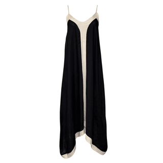 Tibi String 2 Tone Dress - Black