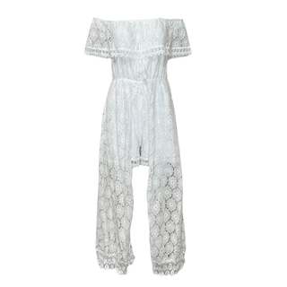 Nobu Lace Short/Dress - White
