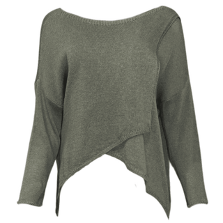 Kai Cotton Reversible Knit - Khaki