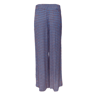 Danica Palazzo Print Pant - Blue Multi