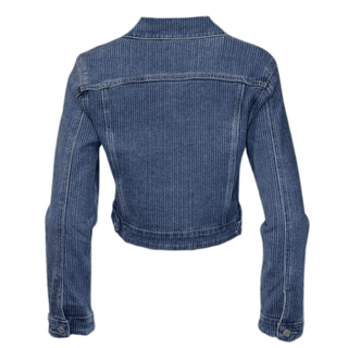Stripe Denim Jacket - Denim