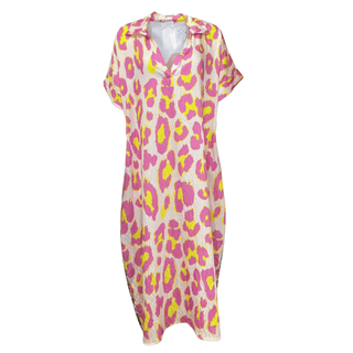 Dimitir Contrast Dress Front/Back - Multi