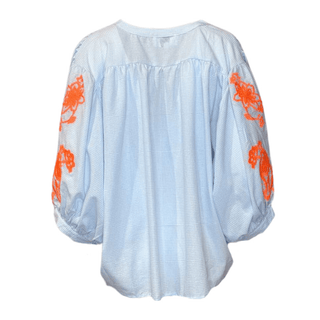 Apollo Check Shirt with Fluoro Pop - Blu