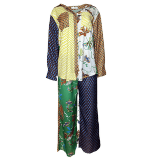 Peakaboo 2 Piece - Navy/Gold