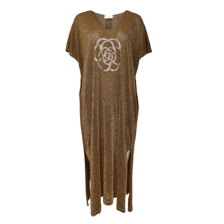 Coco Lurex Dress - Gold