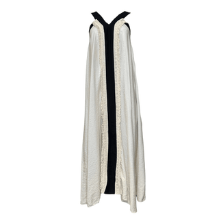 Beau Fringe Dress - Cream