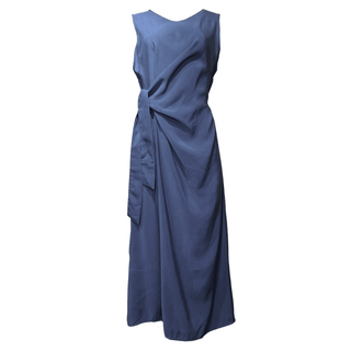 Odette Tie Dress - French Blue