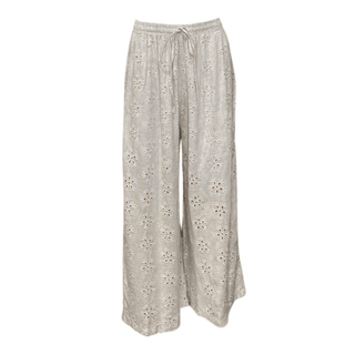 Nadia Cotton Embroidery Anglaise 2 Pce - Beige