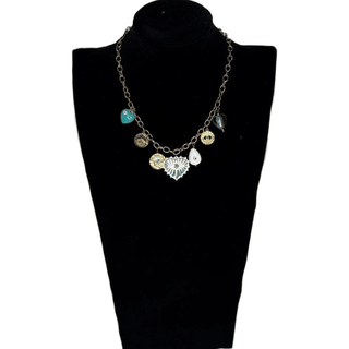 Eye Charm Necklace- Turquoise
