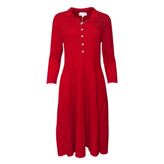 Catarina Knit Dress - Red