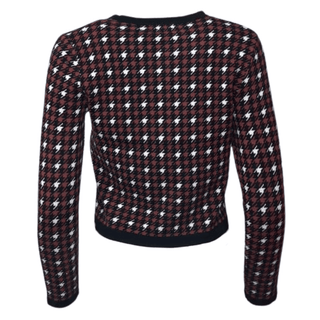 Barnabe Houndstooth Knit Cardi - Multi