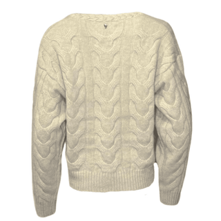 Ottili Cable Mos Mosh Cardigan - Cream