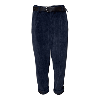 Navy cord suit