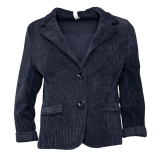 Navy cord suit