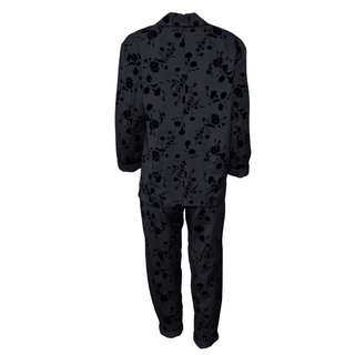 Naya Velvet Brocade Trouser Suit - Black