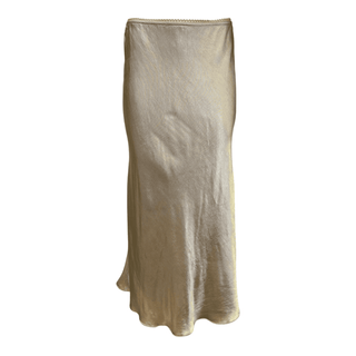Mystic Satin Skirt - Gold