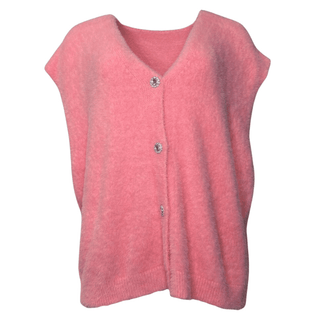 Scout Super Soft Buttoned Gilet - Peach