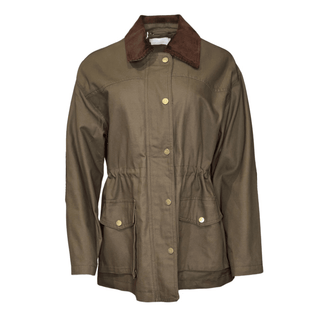 Barb Wax Look Jacket - Army