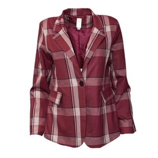 Chequered Red Blazer