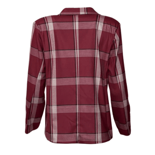 Chequered Red Blazer