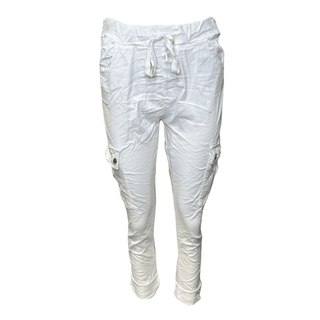 Magic Cargo Pant - White