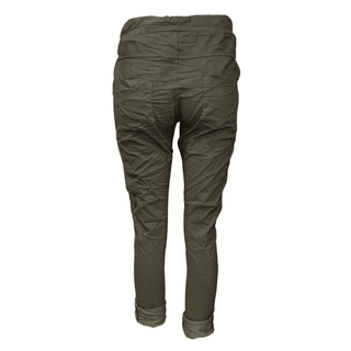Magic Pant Embroidered- Khaki