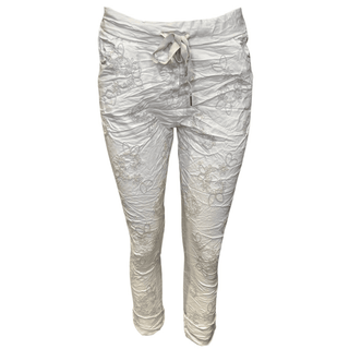 Magic Pant Embroidered - Beige