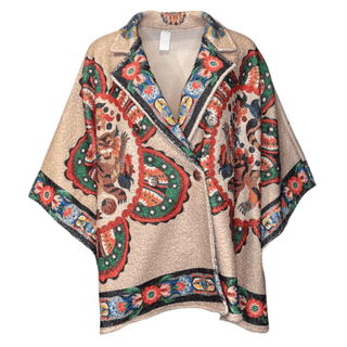Stevie Pattern Poncho
