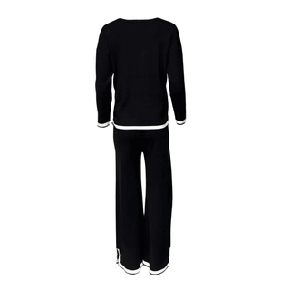 Zaar Black Knit Two Piece