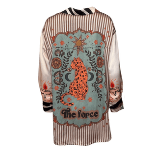 Bobbi Satin Pattern blouse