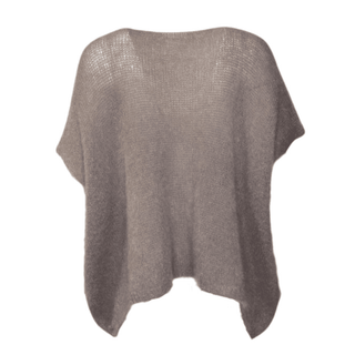 Rowan Loose Mohair Cardi - Beige