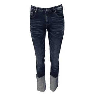 Maia Turn Up Jean - Dark Wash