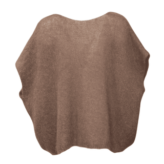 Rowan Loose Mohair Cardi - Mink Brown