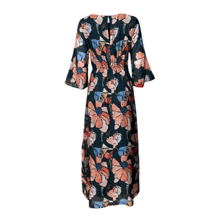 Millie Floral Green Dress